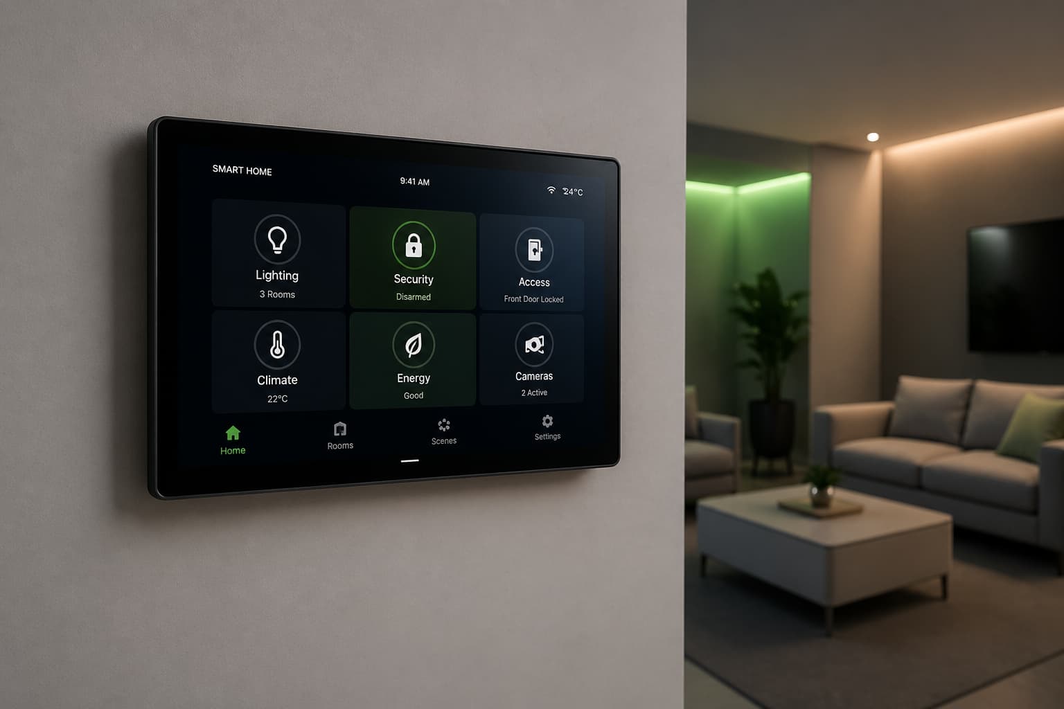 Smarte Bedienpanels